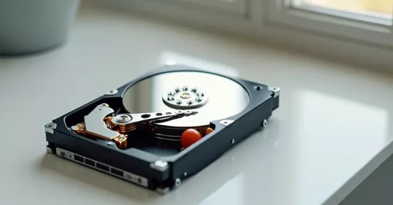 Hard drive optimisation concepts indicating efficient data storage techniques.
