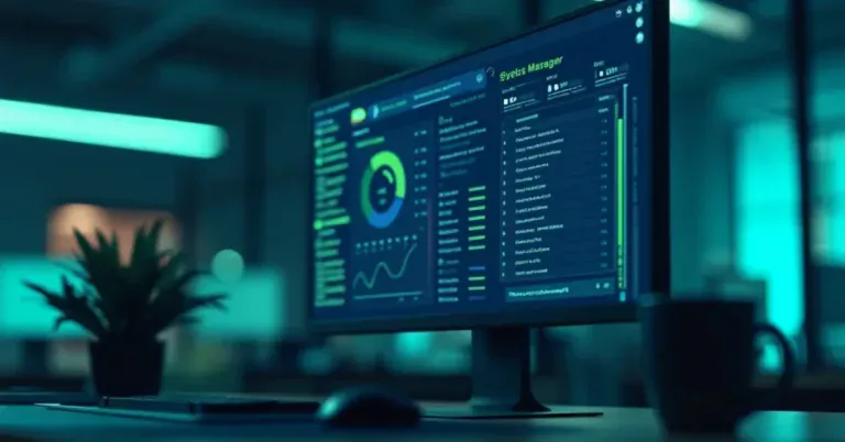 A computer screen showcasing Windows Task Manager interface.